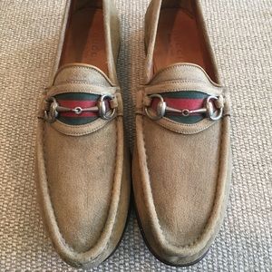 Suede Gucci Mens loafers